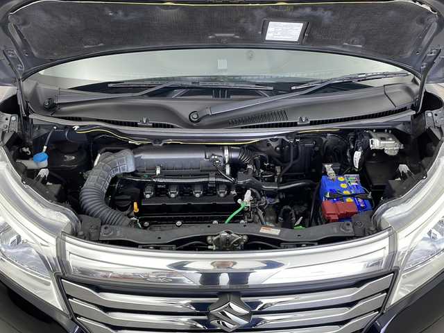 スズキ ソリオ HV MZ Dカメラ ブレーキS 新潟県 2016(平28)年 5.9万km スーパーブラックパール メーカー純正メモリナビ/(CD.DVD.フルセグ.Bluetooth)/全方位カメラ/革巻きステアリング/ステアリングリモコン/クルーズコントロール/HIDオートライト/フォグランプ/両側パワースライドドア/プッシュスタート/スマートキー×2/純正フロアマット/スタッドレスタイヤ純正AWセット車載