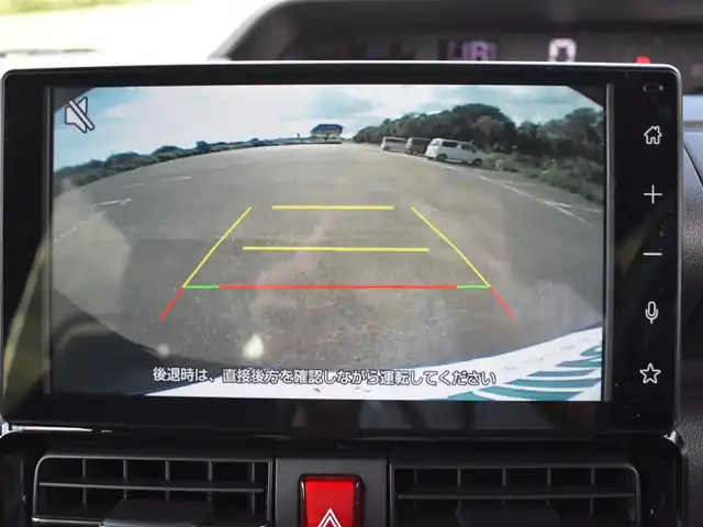 ダイハツ タント カスタム X 福岡県 2023(令5)年 0.8万km ブラックマイカメタリック 　タント　カスタムX　/純正ディスプレイオーディオ/　　フルセグTV/B・T　　/バックカメラ/両側パワースライドドア/前席シートヒーター/クリアランスソナー/LEDヘッドライト/純正14インチアルミホイール/ETC/保証書あり/取扱説明書あり/スペアキーあり