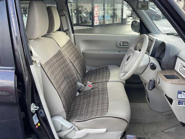 スズキ ラパン X 新潟県 2016(平28)年 9.1万km アーバンブラウンパールメタリック 4WD/社外メモリナビ(AVIC-RZ33)/(AM/FM/CD/DVD/SD)/ワンセグTV/レーダーブレーキサポート/横滑り防止装置/D/N席シートヒーター/ETC/革巻きステアリング/純正HIDヘッドライト/オートライト/プッシュスタート/スマートキー/スペアキー×1/取扱説明書/保証書