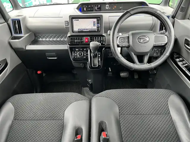 ダイハツ タント カスタム X セレクション 奈良県 2020(令2)年 5.7万km シャイニングホワイトパール 純正ナビ（NMZK-W70D)/（フルセグ／ＢＴ／ＣＤ／ＤＶＤ）/バックカメラ/衝突軽減システム/前後コーナーセンサー/レーンキープシステム/両側パワースライドドア/ハーフレザーシート/前席シートヒーター/後席サンシェード/前方ドライブレコーダー/ＥＴＣ/純正14インチＡＷ
