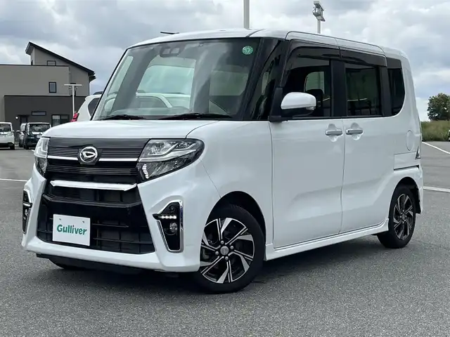 ダイハツ タント カスタム X セレクション 奈良県 2020(令2)年 5.7万km シャイニングホワイトパール 純正ナビ（NMZK-W70D)/（フルセグ／ＢＴ／ＣＤ／ＤＶＤ）/バックカメラ/衝突軽減システム/前後コーナーセンサー/レーンキープシステム/両側パワースライドドア/ハーフレザーシート/前席シートヒーター/後席サンシェード/前方ドライブレコーダー/ＥＴＣ/純正14インチＡＷ