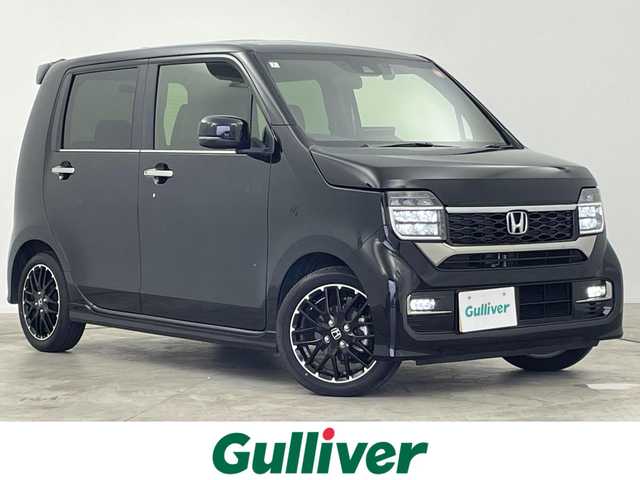 ホンダ Ｎ ＷＧＮ カスタム Lターボ 群馬県 2024(令6)年 1.4万km クリスタルブラックパール 純正９インチナビ　バックカメラ　アダプティブクルーズコントロール　ＬＥＤ　シートヒーター　純正１５インチＡＷ　ステアリングリモコン　コーナーセンサー　ドライブレコーダー　ＥＴＣ　スマートキー　禁煙車