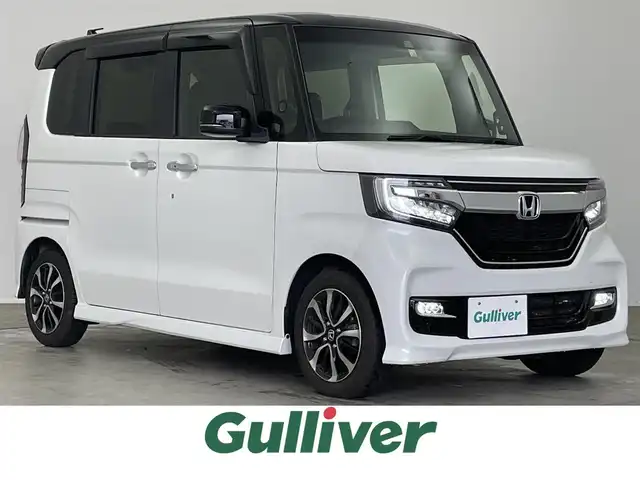 ホンダ Ｎ ＢＯＸ カスタム G L ホンダセンシング 大分県 2018(平30)年 5.7万km プラチナホワイトパール 純正ナビ　/バックカメラ　/ホンダセンシング　/クルーズコントロール　/ＥＴＣ　/フルセグＴＶ　/パワースライドドア　/フルセグＴＶ　/純正１４型アルミホイール　/ＬＥＤライト　/純正ドライブレコーダー　/コーナーセンサー