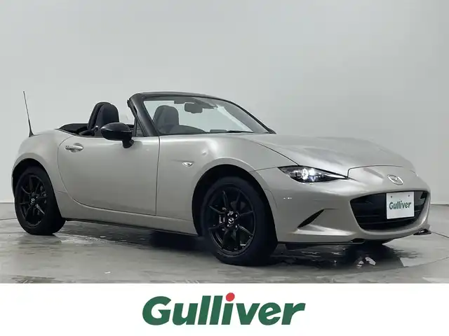 マツダ ロードスター S レザーパッケージ 埼玉県 2022(令4)年 2.2万km プラチナクォーツメタリック ワンオーナー/純正メモリーナビ(DVD/CD/AM/FM/BT/USB/AUX)/フルセグTV/スマートシティーブレーキサポート/レーンキープアシスト/BSMブラインドスポットミラー/車線逸脱警報/交通標識認識/パーキングセンサー/クルーズコントロール/ピアノ調＆アルカンターラコンビ内張/黒レザーシート/シートヒーター/BOSEサウンドシステム/前方ドライブレコーダー/横滑り防止装置/純正フロアマット/ビルトインETC