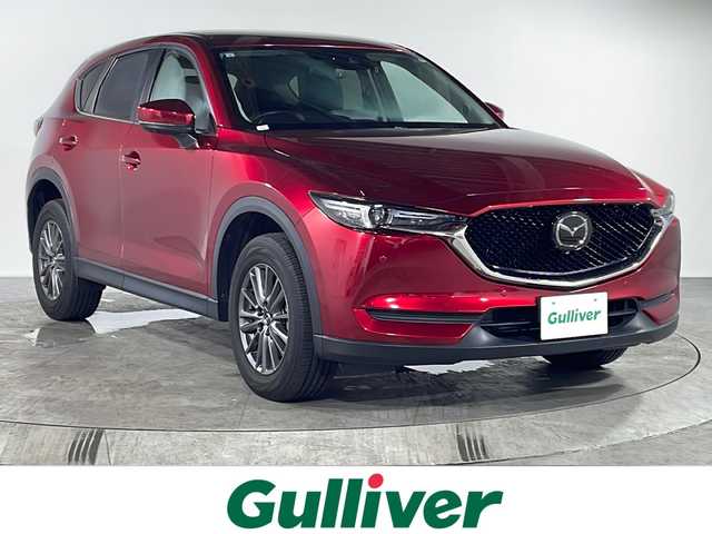 マツダ ＣＸ－５ XD スマートエディション 福岡県 2021(令3)年 2.4万km ソウルレッドクリスタルM 禁煙車/純正10.25インチメモリナビ/・AM/FM/BT/フルセグTV/・全方位モニター/i ACTIVESENSE/コーナーセンサー/パワーシート（D）/シートヒーター（D/N)/革巻きステアリング/・ステアリングリモコン/ETC/ドライブレコーダー前後/LEDヘッドライト/・フォグランプ/オートブレーキホールド