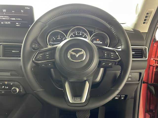 マツダ ＣＸ－５ XD スマートエディション 福岡県 2021(令3)年 2.4万km ソウルレッドクリスタルM 禁煙車/純正10.25インチメモリナビ/・AM/FM/BT/フルセグTV/・全方位モニター/i ACTIVESENSE/コーナーセンサー/パワーシート（D）/シートヒーター（D/N)/革巻きステアリング/・ステアリングリモコン/ETC/ドライブレコーダー前後/LEDヘッドライト/・フォグランプ/オートブレーキホールド