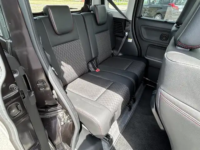 スズキ スペーシア カスタム HYBRID XS 鳥取県 2018(平30)年 4.3万km アーバンブラウンパールメタリック 純正８型ナビ/フルセグ/DVD/CD/BT/全方位カメラ/ビルトインETC/前方ドライブレコーダー/ハーフレザーシート/運転席シートヒーター/衝突軽減ブレーキ/レーンキープアシスト/両側パワースライド/LEDヘッドライト/フォグライト/純正15インチアルミホイール/プッシュエンジンスタート/アイドリングストップ/バックソナー/フロアマット/ドアバイザー