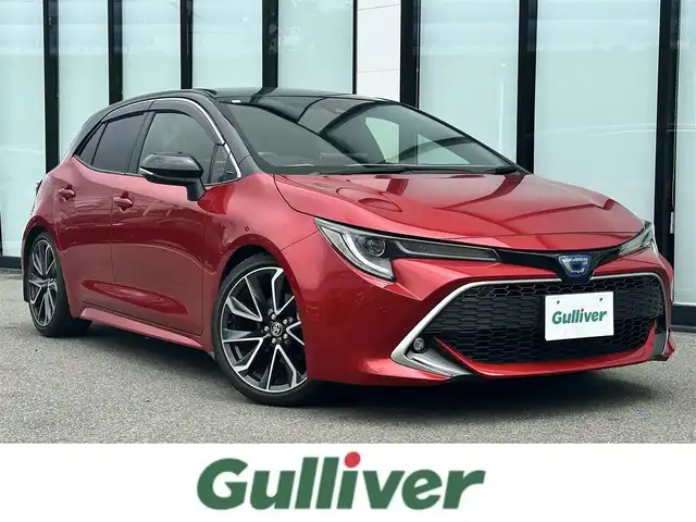 トヨタ カローラ スポーツ ハイブリッドG Z 大阪府 2020(令2)年 2.1万km アティチュードブラックマイカ/ダークブルーマイカメタリック 2トーン 純正９インチナビ/  フルセグTV/Bluetooth/USB/バックモニター/衝突軽減ブレーキ　/コーナーセンサー/横滑り防止装置/ＢＳＭ/前席シートヒーター/レーダークルーズコントロール/レーンキープアシスト/前後ドライブレコーダー/オートマチックハイビーム/純正18インチアルミホイール/ハーフレザーシート/純正フロアマット/プッシュスタート/スマートキー/ＥＴＣ/ＬＥＤ/禁煙車