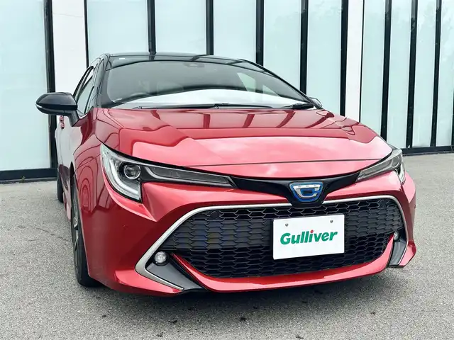 トヨタ カローラ スポーツ ハイブリッドG Z 大阪府 2020(令2)年 2.1万km アティチュードブラックマイカ/ダークブルーマイカメタリック 2トーン 純正９インチナビ/  フルセグTV/Bluetooth/USB/バックモニター/衝突軽減ブレーキ　/コーナーセンサー/横滑り防止装置/ＢＳＭ/前席シートヒーター/レーダークルーズコントロール/レーンキープアシスト/前後ドライブレコーダー/オートマチックハイビーム/純正18インチアルミホイール/ハーフレザーシート/純正フロアマット/プッシュスタート/スマートキー/ＥＴＣ/ＬＥＤ/禁煙車