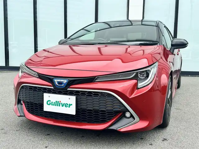 トヨタ カローラ スポーツ ハイブリッドG Z 大阪府 2020(令2)年 2.1万km アティチュードブラックマイカ/ダークブルーマイカメタリック 2トーン 純正９インチナビ/  フルセグTV/Bluetooth/USB/バックモニター/衝突軽減ブレーキ　/コーナーセンサー/横滑り防止装置/ＢＳＭ/前席シートヒーター/レーダークルーズコントロール/レーンキープアシスト/前後ドライブレコーダー/オートマチックハイビーム/純正18インチアルミホイール/ハーフレザーシート/純正フロアマット/プッシュスタート/スマートキー/ＥＴＣ/ＬＥＤ/禁煙車