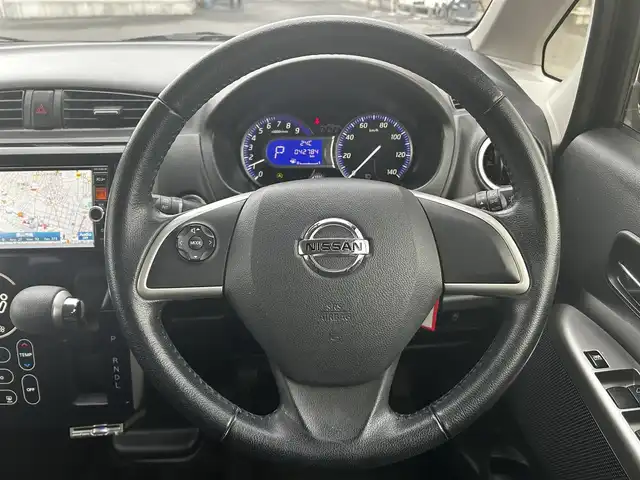 日産 デイズ ハイウェイスターG 福島県 2014(平26)年 4.3万km ブラック 純正メモリナビ/フルセグTV/CD/DVD/BT/バックカメラ/アラウンドビューモニター/ETC/ドアバイザー/フロアマット/純正15inAW/スマートキー/プッシュスタート/アイドリングストップ/取扱説明書/保証書