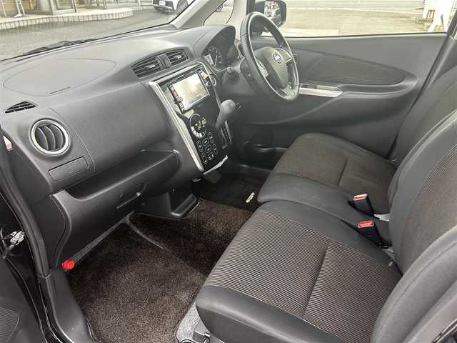 日産 デイズ ハイウェイスターG 福島県 2014(平26)年 4.3万km ブラック 純正メモリナビゲーション/【フルセグTV/CD/DVD/Bluetooth】/アラウンドビューモニター/HIDヘッドライト/・オートライト/・フォグランプ/スマートキー/・プッシュスタート/ETC/ドアバイザー/フロアマット/純正15インチアルミホイール/アイドリングストップ/取扱説明書/保証書