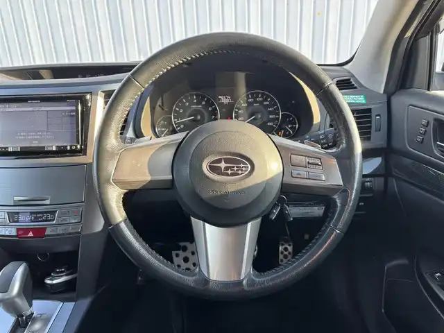 スバル レガシィ ツーリングワゴン 2．5iアイサイト Sパッケージ 滋賀県 2011(平23)年 14万km カメリアレッドパール 社外メモリナビ/(フルセグTV CD DVD Bluetooth)/スバルアイサイト/・クルーズコントロール/・衝突軽減ブレーキ/・車線逸脱警報/バックカメラ/レザーシート/シートヒーター/前席パワーシート/革巻きステアリング/ステアリングリモコン/パドルシフト/ドライブレコーダー/ETC/プッシュスタート/スマートキー×２/電動格納ミラー/ウインカーミラー/ドアバイザー/HIDオートヘッドライト