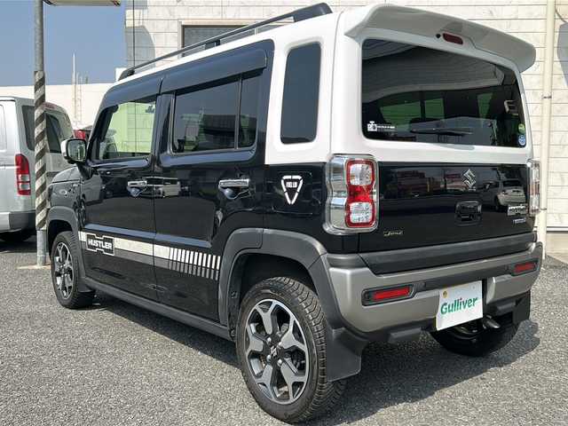 スズキ ハスラー Jスタイル ターボ 埼玉県 2021(令3)年 2.9万km ブルーイッシュブラックパール 360°カメラ/ドラレコ/ETC/純正メモリナビ（CD/DVD/USB/BT/AM/FM）/フルセグテレビ/ドアバイザー/コーナーセンサー/ルーフレール/シートヒーター/純正フロアマット/ISOFIX/クルーズコントロール追従機能有/レーンアシスト/オートライト/オートハイビーム/LEDライト/衝突軽減/パーキングアシスト/横滑り防止/電動格納ミラー/パドルシフト/プッシュスタート/グリップコントロール/スノーモード/ヒルディセントコントロール/アイドリングストップ/フルフラットシート/イモビライザー