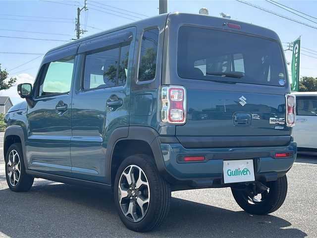 スズキ ハスラー HYBRID X ターボ 香川県 2020(令2)年 7.4万km デニムブルー ガンメタリック 2トーン 9インチHDディスプレイナビ/フルセグテレビ/CD/DVD再生機能/パノラミックビューモニター/シートヒーター/前後コーナーセンサー/片側シートバックテーブル/LEDヘッドライト/ETC