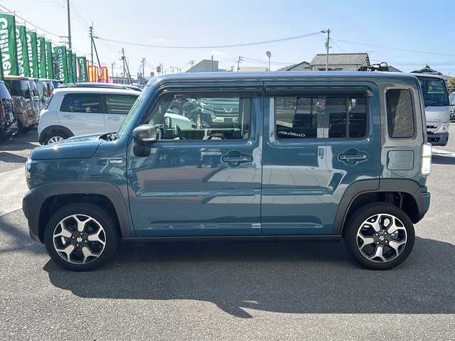 スズキ ハスラー HYBRID X ターボ 香川県 2020(令2)年 7.4万km デニムブルー ガンメタリック 2トーン 9インチHDディスプレイナビ/フルセグテレビ/CD/DVD再生機能/パノラミックビューモニター/シートヒーター/前後コーナーセンサー/片側シートバックテーブル/LEDヘッドライト/ETC