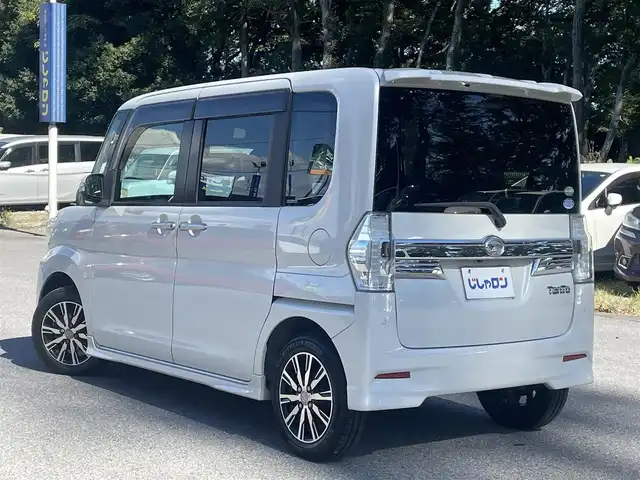 ダイハツ タント カスタム X トップED SAⅡ 栃木県 2015(平27)年 12.9万km パールホワイトⅢ (株)IDOMが運営する【じしゃロン宇都宮店】の自社ローン専用車両になります。こちらは現金またはオートローンご利用時の価格です。自社ローンご希望の方は別途その旨お申付け下さい/純正ナビ/バックカメラ/フルセグ/ＥＴＣ/両側パワースライドドア/Ｂｌｕｅｔｏｏｔｈ/ＤＶＤ再生/スマートキー/スペアキー/ハーフレザーシート/衝突軽減ブレーキ/ＬＥＤヘッドライト/オートライト