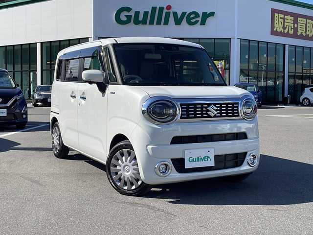 スズキ ワゴンＲ スマイル HYBRID X 長野県 2022(令4)年 1.9万km ピュアホワイトP 禁煙車/純正ナビ/フルセグTV/全周囲カメラ/BluetoothAudio/両側パワースライドドア/クルーズコントロール（追従機能有り）/オートマチックハイビーム/LEDヘッドライト/アイドリングストップ/コーナーセンサー/プッシュスタート/シートヒーター/オートライト/Wエアバッグ/スマートキー/スペアキー/Wエアバッグ/ABS
