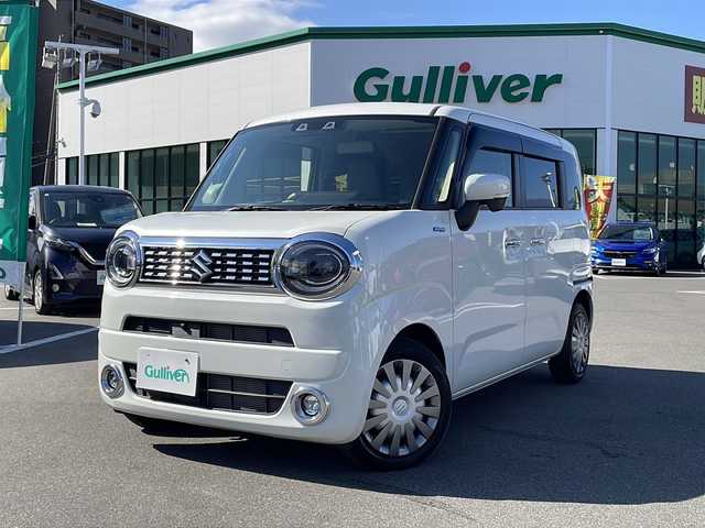 スズキ ワゴンＲ スマイル HYBRID X 長野県 2022(令4)年 1.9万km ピュアホワイトP 禁煙車/純正ナビ/フルセグTV/全周囲カメラ/BluetoothAudio/両側パワースライドドア/クルーズコントロール（追従機能有り）/オートマチックハイビーム/LEDヘッドライト/アイドリングストップ/コーナーセンサー/プッシュスタート/シートヒーター/オートライト/Wエアバッグ/スマートキー/スペアキー/Wエアバッグ/ABS