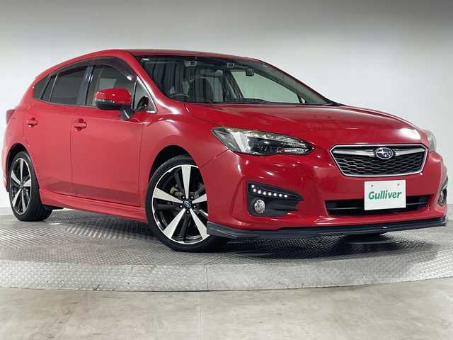 スバル インプレッサ スポーツ 2．0i－S アイサイト 神奈川県 2016(平28)年 4.7万km ピュアレッド 純正8型インターナビ【CN-LR820DFC】/フルセグ　CD DVD　HDMI　iPod　USB　ナノイー　/バックカメラ/アイサイトver３/衝突危険警報/プリクラッシュブレーキ/全車速追従機能付クルーズコントロール/AT誤発進抑制制御/車線逸脱警報/ふらつき警報/先行車発進お知らせ機能/ブラインドスポットモニター/後退時ブレーキアシスト/革巻きステアリング/ステアリングスイッチ/パドルシフト/前席シートヒーター/パワーシート/電動パーキングブレーキ/社外前方ドライブレコーダー/ダウンヒルアシストコントロール/アイドリングストップ/純正ETC/プッシュスタート/スマートキー/LEDヘッドランプ/LEDLiner/フロントフォグランプ/オートライト/純正18インチアルミホイール/STIフロントリップスポイラー/純正サイド/リアスポイラー/取説/スペアキー2本【キータグ付】