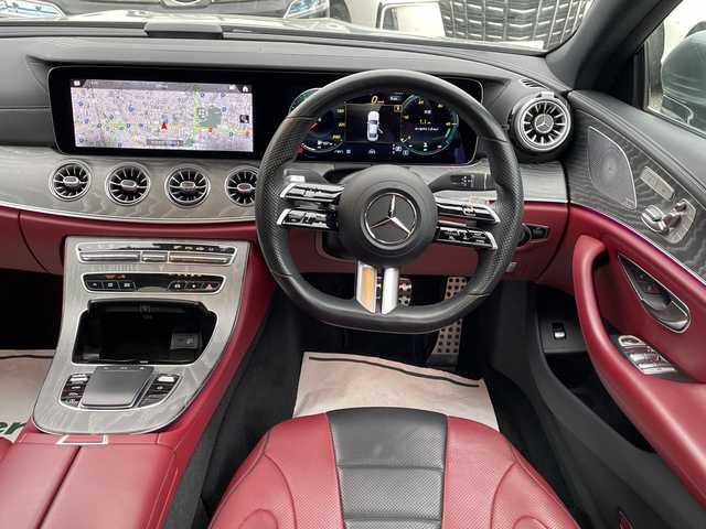 メルセデス・ベンツ Ｍ・ベンツ ＣＬＳ２２０ｄ スポーツ エクスクルーシブPKG 東京都 2022(令4)年 5.1万km グレー 車体色　２９７　セレナナイトグレーマグノ/新車時保証書　整備記録簿/アクティブブレーキアシスト/アクティブディスタンスアシストディストロニック/アクティブブラインドウスポット/アクティブレーンキーピングアシスト/アクティブパーキングアシスト/アイドリングストップ/純正ナビ/フルセグTV/BT/USB/AppleCarPlay/360度カメラ　ETC【2.0】/ブルメスター/ヘッドアップディスプレイ/ドライブレコーダー【前後】/サンルーフ/レザーシート/全席シートヒーター/Fベンチレーター/フロントメモリー付パワーシート/スマートキー×2/LEDヘッドライト/オートライト/パドルシフト付皮巻きハンドル/AMG19インチアルミ