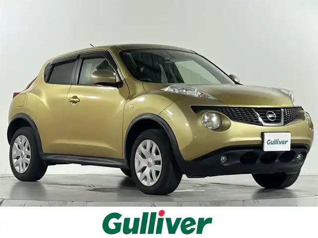 日産 ジューク 15RX タイプV 佐賀県 2013(平25)年 9.2万km メローゴールド 純正ディーラーオプション7インチナビ(MM113D-W)/バックカメラ/ワンセグテレビ/CD/SD/AUX/FM.AM/ETC/電動ミラー/純正フロアマット/純正ドアバイザー/プッシュスタート/スマートキー×2/保証書/取扱説明書