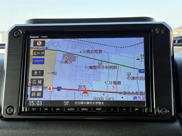 スズキ ジムニー XC 大分県 2022(令4)年 2.3万km ブルーイッシュブラックパール3 ・ナビ(CD/DVD/BT/SD/USB)/・フルセグテレビ/・衝突軽減ブレーキ/・ドライブレコーダー/・ETC/・シートヒーター/・デジタルインナーミラー/・オートハイビーム/・クルーズコントロール/・スマートキー/・プッシュスタート