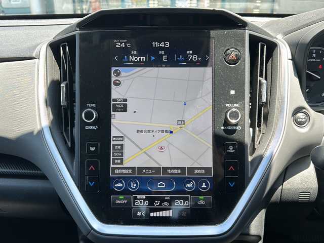 スバル クロストレック ツーリング 愛知県 2023(令5)年 1.3万km 青Ｍ ワンオーナー/メーカー11.6インチメモリナビ/(Bluetooth/フルセグTV/USB)/バックカメラ(全周囲)/社外ドラレコ前後/EyeSight/(プリクラッシュブレーキ/レーダークルーズコントロール/車線逸脱抑制機能/誤発進抑制機能前後/先行車発進告知/車線中央維持)/クリアランスソナー/コーナーセンサー/後側方警戒支援/ドライブモードセレクト/パドルシフト/ステアリングヒーター/純正2.0ビルトインETC/ステアリングスイッチ/後席USBアクセサリー×2/STiドアハンドルプロテクターシール/取説/保証書
