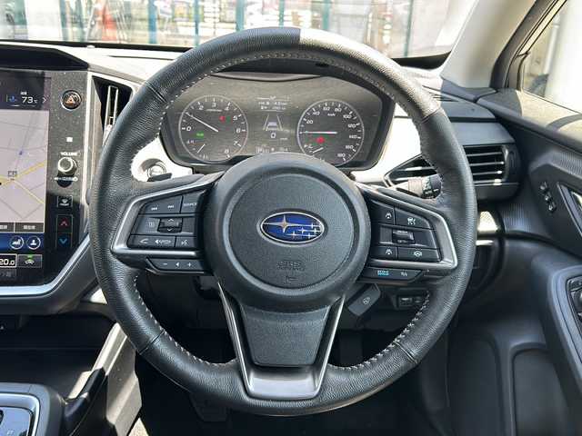 スバル クロストレック ツーリング 愛知県 2023(令5)年 1.3万km 青Ｍ ワンオーナー/メーカー11.6インチメモリナビ/(Bluetooth/フルセグTV/USB)/バックカメラ(全周囲)/社外ドラレコ前後/EyeSight/(プリクラッシュブレーキ/レーダークルーズコントロール/車線逸脱抑制機能/誤発進抑制機能前後/先行車発進告知/車線中央維持)/クリアランスソナー/コーナーセンサー/後側方警戒支援/ドライブモードセレクト/パドルシフト/ステアリングヒーター/純正2.0ビルトインETC/ステアリングスイッチ/後席USBアクセサリー×2/STiドアハンドルプロテクターシール/取説/保証書