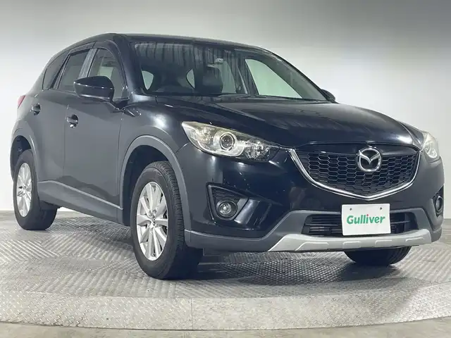 マツダ ＣＸ－５ XD Lパッケージ 神奈川県 2014(平26)年 9.4万km ジェットブラックマイカ 純正メモリナビゲーション【CA9K2】/AM　FM　AUX　フルセグ　Bluetooth/バックカメラ/クルーズコントロール/スマートシティブレーキサポート/リアビークルモニタリングシステム/トラクションコントロールシステム/アイドリングストップ/運転席パワーシート/前席シートヒーター/レザーシート/革巻きステアリング/サイドカメラ付き自動防眩ミラー/純正17インチアルミホイル/純正リアスポイラー/LEDヘッドライト/オートライト/フォグライト