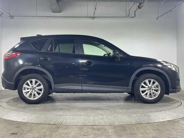 マツダ ＣＸ－５ XD Lパッケージ 神奈川県 2014(平26)年 9.4万km ジェットブラックマイカ 純正メモリナビゲーション【CA9K2】/AM　FM　AUX　フルセグ　Bluetooth/バックカメラ/クルーズコントロール/スマートシティブレーキサポート/リアビークルモニタリングシステム/トラクションコントロールシステム/アイドリングストップ/運転席パワーシート/前席シートヒーター/レザーシート/革巻きステアリング/サイドカメラ付き自動防眩ミラー/純正17インチアルミホイル/純正リアスポイラー/LEDヘッドライト/オートライト/フォグライト