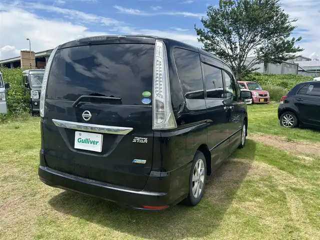 日産 セレナ ハイウェイスター S HV Vセレ 茨城県 2013(平25)年 15.1万km スーパーブラック プッシュスタート/アイドリングストップ/クルーズコントロール/純正ナビ/Bluetooth/DVD/フルセグ/両側パワースライドドア