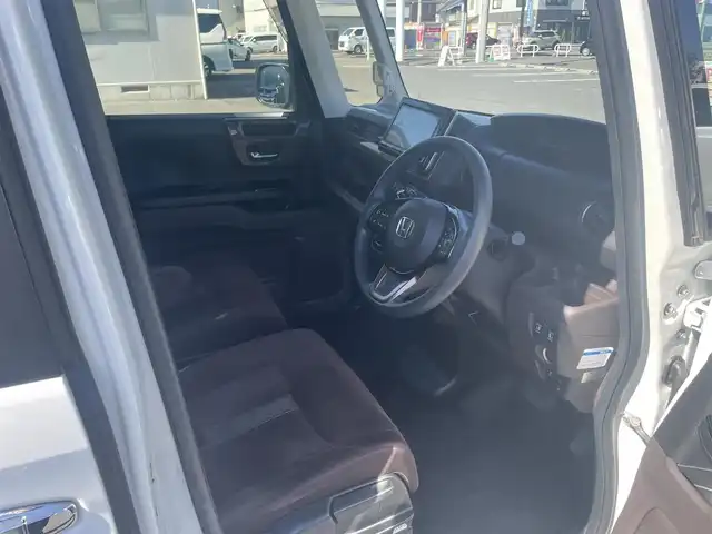 ホンダ Ｎ ＢＯＸ G･EX Hセンシング カッパーブラウンスタイル 福島県 2019(平31)年 2.7万km プラチナホワイトパール ホンダセンシング/レーダークルーズコントロール/両側パワースライドドア/社外8インチメモリナビ/バックカメラ/フルセグTV/LEDオートライト/純正16インチアルミホイール積込/リアコーナーセンサー/ドアバイザー/フロアマット/ステアリングリモコン/プッシュスタート/スマートキー