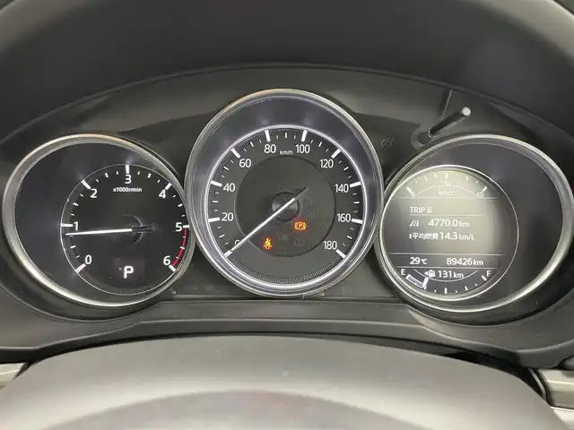 マツダ ＣＸ－５ XD Lパッケージ 岡山県 2017(平29)年 9万km ジェットブラックマイカ 純正メモリナビゲーション		/【フルセグ/Bluetooth/DVD】		/バックカメラ		/純正19inアルミホイール+サマータイヤ：装着		/レーダークルーズコントロール		/ビルトインETC		/LEDヘッドライト（AUTO機能付き）		/シートヒーター	/ステアリングヒーター/パワーバックドア/パワーシート	/横滑り防止機能		/衝突軽減システム		/車線逸脱防止システム				/スマートキー		/ステアリングスイッチ		/プッシュスタート		/コーナーセンサー		/フロアマット