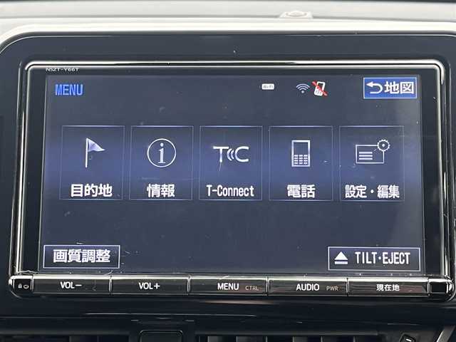 トヨタ Ｃ－ＨＲ S LEDエディション 愛媛県 2018(平30)年 11.7万km ブラックマイカ 禁煙車/登録時走行距離：116178km/純正ナビ/フルセグ/BT/DVD・CD/AM・FM/バックカメラ/衝突軽減システム/レーンキープアシスト/クルーズコントロール/ビルトインETC/LEDヘッドライト/プッシュスタート/前後ドライブレコーダー