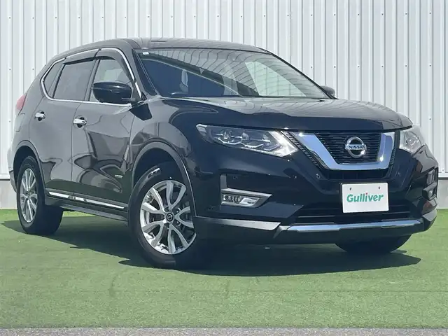 日産 エクストレイル ハイブリッド 20Xi 香川県 2019(令1)年 4.5万km ダイヤモンドブラック プロパイロット/エマージェンシーブレーキ/純正9インチナビ/アラウンドビューモニター/バックカメラ/革巻きステアリング/ステアリングリモコン/カプロンシート/パワーバックドア/LEDライト/フォグライト/デュアルオートエアコン/スマートキー/プッシュスタート/電子パーキング/オートホールド/スペアキー