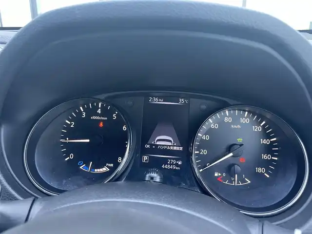 日産 エクストレイル ハイブリッド 20Xi 香川県 2019(令1)年 4.5万km ダイヤモンドブラック プロパイロット/エマージェンシーブレーキ/純正9インチナビ/アラウンドビューモニター/バックカメラ/革巻きステアリング/ステアリングリモコン/カプロンシート/パワーバックドア/LEDライト/フォグライト/デュアルオートエアコン/スマートキー/プッシュスタート/電子パーキング/オートホールド/スペアキー