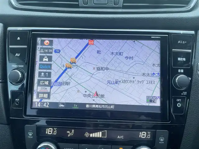 日産 エクストレイル ハイブリッド 20Xi 香川県 2019(令1)年 4.5万km ダイヤモンドブラック プロパイロット/エマージェンシーブレーキ/純正9インチナビ/アラウンドビューモニター/バックカメラ/革巻きステアリング/ステアリングリモコン/カプロンシート/パワーバックドア/LEDライト/フォグライト/デュアルオートエアコン/スマートキー/プッシュスタート/電子パーキング/オートホールド/スペアキー