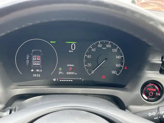 ホンダ ヴェゼル ハイブリッド 長崎県 2021(令3)年 3.9万km ベージュ 純正ナビ/Bluetooth/AM・FM/フルセグテレビ/USB/アダプティブクルーズコントロール/ドラレコ/パワーバックドア/LEDヘッドライト/ホンダセンシング/置くだけ充電/コーナーセンサー/ステアリングヒーター/シートヒーター/衝突被害軽減システム/ETC