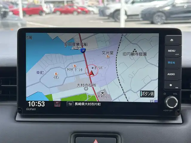 ホンダ ヴェゼル ハイブリッド 長崎県 2021(令3)年 3.9万km ベージュ 純正ナビ/Bluetooth/AM・FM/フルセグテレビ/USB/アダプティブクルーズコントロール/ドラレコ/パワーバックドア/LEDヘッドライト/ホンダセンシング/置くだけ充電/コーナーセンサー/ステアリングヒーター/シートヒーター/衝突被害軽減システム/ETC