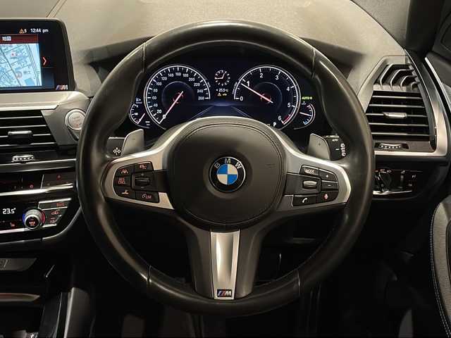 ＢＭＷ Ｘ３ xDrive20d Mスポーツ 新潟県 2018(平30)年 4.7万km ファイトニックブルー インテリジェントセーフティ/・衝突警告システム/・歩行者警告システム/・レーンキープアシスト/・ステアリングサポート/・車線変更警告システム/・側面衝突警告/ナビゲーションシステム/・CD/DVD/TV/BT/USB/トップ・ビューカメラ/パーキングアシスト/ドライビングアシストプラス/・アダプティブクルーズコントロール/LEDヘッドライト/ダイナミック・スタビリティ・コントロール/パワーシート/シートヒーター/ETC2.0/社外スタッドレスタイヤ