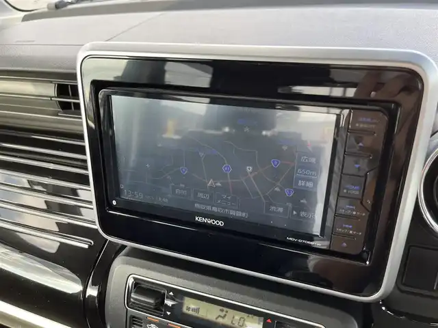 スズキ スペーシア カスタム HYBRID XS 鳥取県 2019(令1)年 4.9万km ムーンライトバイオレットPM ワンオーナー/社外ナビ/フルセグ/DVD/CD/BT/USB/ETC/ハーフレザーシート/運転席シートヒーター/レーダーブレーキサポート/レーンキープアシスト/LEDヘットライト/LEDフォグライト/純正15インチアルミホイール/プッシュエンジンスタート/アイドリングストップ/フロアマット/ドアバイザー/保証書・取扱説明書