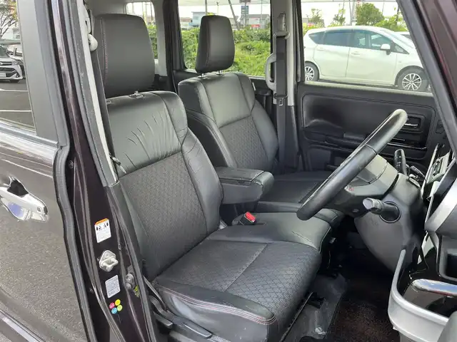 スズキ スペーシア カスタム HYBRID XS 鳥取県 2019(令1)年 4.9万km ムーンライトバイオレットPM ワンオーナー/社外ナビ/フルセグ/DVD/CD/BT/USB/ETC/ハーフレザーシート/運転席シートヒーター/レーダーブレーキサポート/レーンキープアシスト/LEDヘットライト/LEDフォグライト/純正15インチアルミホイール/プッシュエンジンスタート/アイドリングストップ/フロアマット/ドアバイザー/保証書・取扱説明書