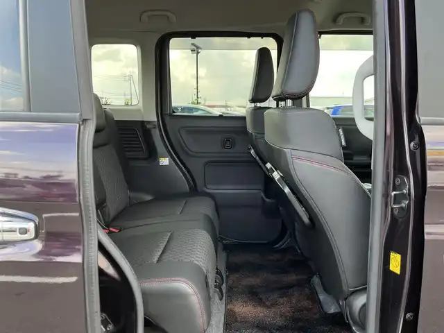 スズキ スペーシア カスタム HYBRID XS 鳥取県 2019(令1)年 4.9万km ムーンライトバイオレットPM ワンオーナー/社外ナビ/フルセグ/DVD/CD/BT/USB/ETC/ハーフレザーシート/運転席シートヒーター/レーダーブレーキサポート/レーンキープアシスト/LEDヘットライト/LEDフォグライト/純正15インチアルミホイール/プッシュエンジンスタート/アイドリングストップ/フロアマット/ドアバイザー/保証書・取扱説明書