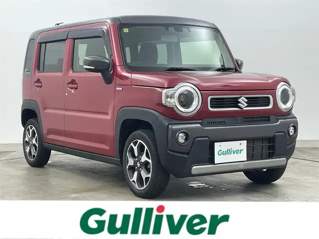 スズキ ハスラー HYBRID X 岡山県 2022(令4)年 1.4万km フェニックスレッドパール/ガンメタリック2トーンルーフ 社外ナビ/【ナビ/フルセグ/Bluetooth/DVD】	/バックカメラ/追従型クルーズコントロール	/オートハイビーム	/LEDヘッドライト（AUTO機能付き）	/前席シートヒーター	/衝突軽減ブレーキシステム	/車線逸脱防止システム	/横滑り防止装置/踏み間違い防止	/純正15インチアルミ	/コーナーセンサー（後）	/純正フロアマット	/ステアリングスイッチ	/チルトステアリング/シートリフター/シートバックテーブル/ウィンカーミラー/ドアバイザー/ISOFIX/プッシュスタート	/新車保証書/取扱説明書/スペアキー×１