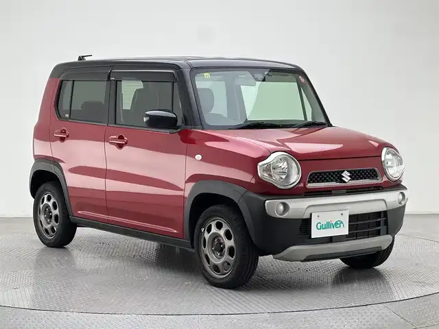 スズキ ハスラー G 兵庫県 2016(平28)年 6.4万km フェニックスレッドパール/ブルーイッシュブラックパール 社外CDオーディオ/シートヒーター（D/N席）/ヘッドライトレベライザー/社外ETC/アイドリングストップ/PCS/純正フロアマット/純正ドアバイザー/スペアキー×１