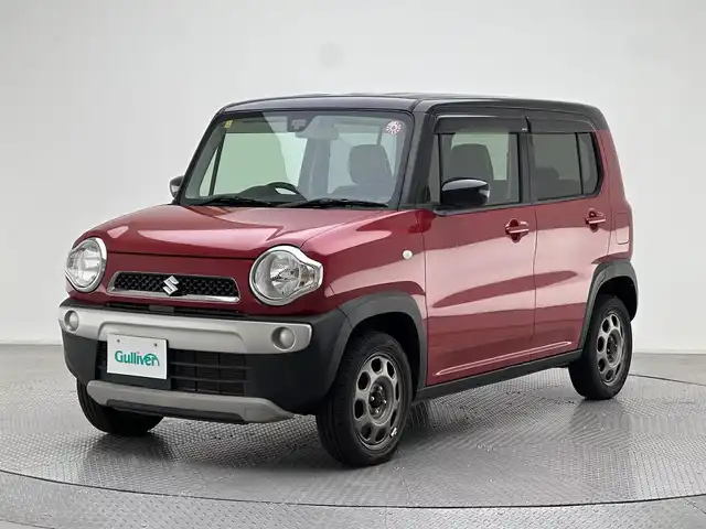 スズキ ハスラー G 兵庫県 2016(平28)年 6.4万km フェニックスレッドパール/ブルーイッシュブラックパール 社外CDオーディオ/シートヒーター（D/N席）/ヘッドライトレベライザー/社外ETC/アイドリングストップ/PCS/純正フロアマット/純正ドアバイザー/スペアキー×１