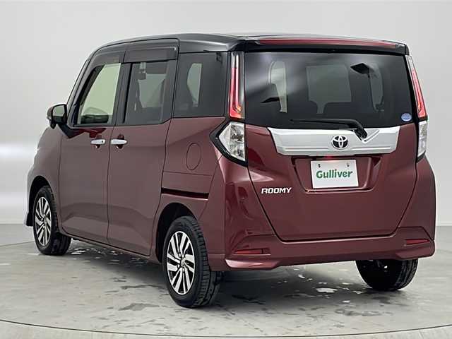 トヨタ ルーミー カスタムG 熊本県 2020(令2)年 2.4万km ブラックマイカメタリック/ファイアークォーツレッドメタリック 純正7インチナビ/AM/FM/CD/DVD/Bluetooth/バックカメラ/ドライブレコーダー/レーダークルーズコントロール/両側パワースライドドア/ビルトインETC/オートライト/シートヒーター/純正フロアマット/ドアバイザー/LEDヘッドライト/シートバックテーブル/オートホールド/電子パーキングブレーキ/スマートキー/アイドリングストップ