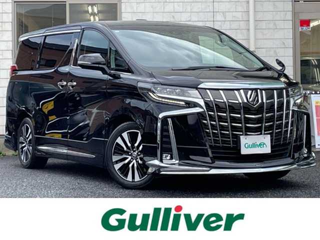 トヨタ アルファード S Cパッケージ 福岡県 2021(令3)年 4万km ブラック ワンオーナー/モデリスタエアロ/　(フロント/サイド/リヤ)/ツインムーンルーフ/純正12.1インチフリップダウンモニター【V12T-R68C】/純正9インチディスプレイオーディオ/(AM/FM/CD/DVD/Bluetooth/Miracast/フルセグTV)/バックカメラ/トヨタセーフティセンス/・プリクラッシュセーフティ/・レーントレーシングアラート/・オートマティックハイビーム/・ロードサインアシスト/・レーダークルーズコントロール/・先行車発信告知機能/ブラインドスポットモニター/リヤクロストラフィックアラート/クリアランスソナー/パーキングサポートブレーキ/横滑り防止装置/純正18インチアルミホール/両側パワースライドドア/パワーバックドア/黒色レザーシート/デジタルインナーミラー/前後方ドライブレコーダー【TZ-DR210】/ビルトインETC/パワーシート(前席/2列目)/シートヒーター/ベンチレーション(D/N席)/シートメモリー(D席)/電動オットマン(N席/2列目)/ステアリングヒーター/純正フロアマット/USB端子/100V電源×2/ISOFIX/スペアキー×1/保証書/取扱説明書/ナビ取扱説明書