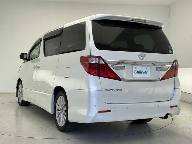 トヨタ アルファード 千葉県 2012(平24)年 2.6万km ホワイトパールクリスタルシャイン プッシュスタート/衝突軽減ブレーキ/フィリップダウンモニター/社外SDナビ/（フルセグ/Bluetooth/FM/AM）/バックカメラ/コーナーセンサー/パワーシート（D＋N席）/ETC/クルーズコントロール/電動格納ミラー